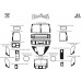 Накладки на панель V-1 Титан для BMW X5 E-53 1999-2006 рр