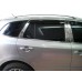 Молдинг дверних стійок (6 шт, нерж.) для Hyundai Santa Fe 2 2006-2012 рр