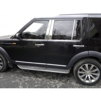 Окантовка вікон (4 шт., нерж.) для Land Rover Discovery IV