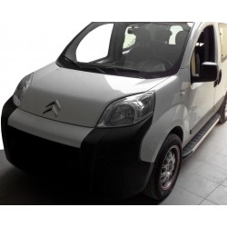 Боковые пороги Fullmond (2 шт, алюм.) для Peugeot Bipper