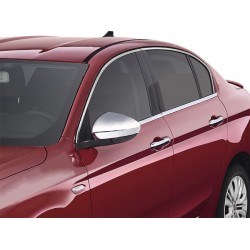 Нижні молдинги стекол хром (нерж) Carmos Sedan/HB (4 штуки) для Fiat Tipo 2016- рр