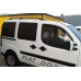 Рейлінги Чорні Максі база, металеві ніжки для Fiat Doblo I 2005-2010 рр