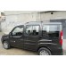 Рейлінги Чорні Максі база, металеві ніжки для Fiat Doblo I 2005-2010 рр
