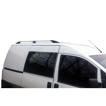 Рейлінги Хром Коротка база, Пластикові ніжки для Fiat Scudo 1996-2007 рр