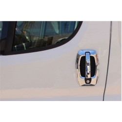 Накладки на ручки (нерж.) Накладки вокруг ручек (4 части) для Citroen Jumper 2007-2025 гг