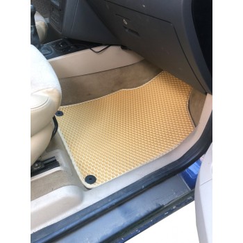 Коврики EVA (3 ряда, бежевые) для Volkswagen Sharan 1995-2010 гг