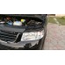 Війки (2 шт., пласт, чорні) Чорний мат для Volkswagen T5 Multivan 2003-2010 рр
