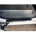 Накладки на дверные пороги (DDU, ABS-пластик) 4 шт, Мат для Volkswagen Caddy 2004-2010 гг