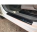 Накладки на дверные пороги (DDU, ABS-пластик) 4 шт, Мат для Volkswagen Caddy 2004-2010 гг