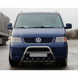 Кенгурятник WT003 (нерж) 50мм, без надписи для Volkswagen T5 Caravelle 2004-2010 гг