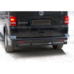 Накладка на задний бампер ABT (под покраску) для Volkswagen T5 2010-2015 гг