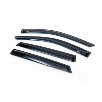 Ветровики (4 шт, HIC) для Hyundai Santa Fe 3 2012-2018 гг