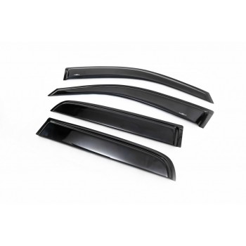 Ветровики (4 шт, HIC) для Toyota Hilux 2006-2015 гг