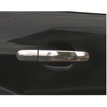 Накладки на ручки (4 шт., нерж.) OmsaLine - Італійська нержавійка для Ford Ranger 2011-2022 рр Накладки на ручки (4 шт., нерж.) OmsaLine - Італійська нержавійка для Ford Ranger 2011-2022 рр