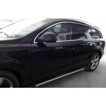 Боковые пороги Duru (2 шт., алюминий) для Hyundai Staria
