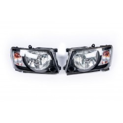 Передня оптика Safari Black (2004-2008, 2шт) для Nissan Patrol Y61 рр