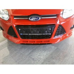 Накладка на передний бампер 2011-2014 (под покраску) для Ford Focus III