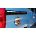 Накладка на лючок бензобака (нерж.) для Peugeot Bipper