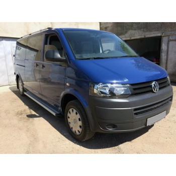 Бокові пороги Maya V2 (2 шт., алюміній) Довга база для Volkswagen T6