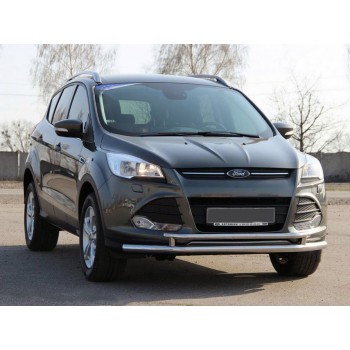 Передняя защита ST014 (нерж.) 51/42 мм для Ford Kuga/Escape 2013-2019 гг