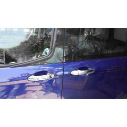 Накладки на ручки (4 шт., нерж.) Carmos - Турецкая сталь для Ford Courier 2014-2023 гг