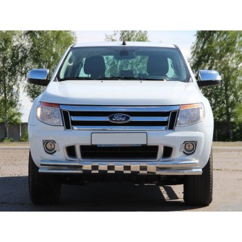 Передняя защита ST016 (нерж.) для Ford Ranger 2011-2022 гг
