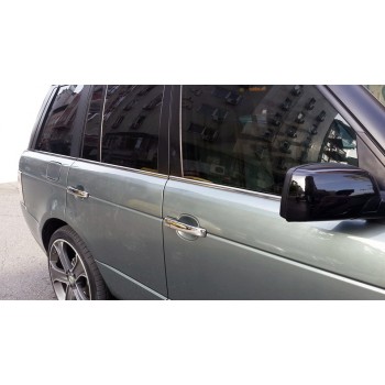 Окантовка стекол (6 шт, нерж) для Range Rover III L322 2002-2012 гг