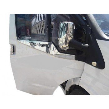 Окантовка вікон Carmos (2 шт., нерж.) для Ford Transit 2000-2014 рр