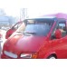 Козырек на лобовое стекло (черный глянец, 5мм) для Ford Transit 1991-2000 гг