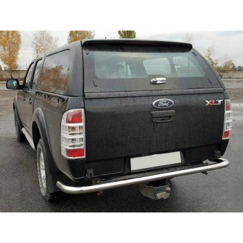 Задняя защита AK005 (2 шт, нерж.) для Ford Ranger 2007-2011 гг