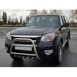 Кенгурятник QT008 (нерж) для Ford Ranger 2007-2011 гг