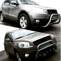Кенгурятник WT003 (нерж.) для Geely Emgrand X7