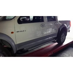 Боковые пороги Allmond Grey (2 шт., алюминий) для GreatWall Wingle 5