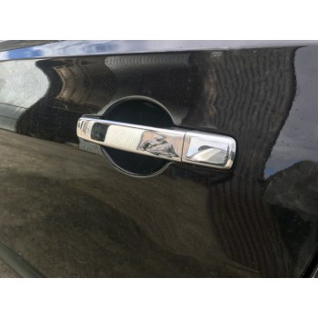 Накладки на ручки (4 шт, нерж) Без чипа, OmsaLine - Итальянская нержавейка для Nissan Qashqai 2007-2010 гг Накладки на ручки (4 шт, нерж) Без чипа, OmsaLine - Итальянская нержавейка для Nissan Qashqai 2007-2010 гг