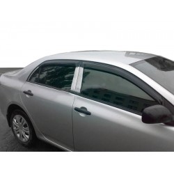 Ветровики (4 шт, HIC) для Toyota Corolla 2007-2013 гг