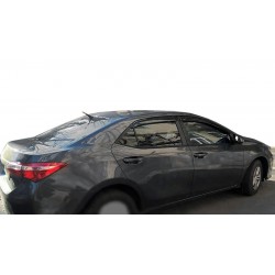 Ветровики (4 шт, HIC) для Toyota Corolla 2013-2019 гг
