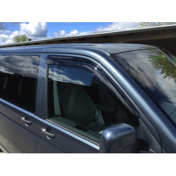 Ветровики (2 шт, HIC) для Volkswagen T5 Transporter 2003-2010 гг