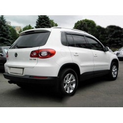 Ветровики с хром молдингом (4 шт, HIC) для Volkswagen Tiguan 2007-2016 гг