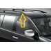 Рейлінги Хром турецький дизайн (2 шт) для Mitsubishi Pajero Wagon IV