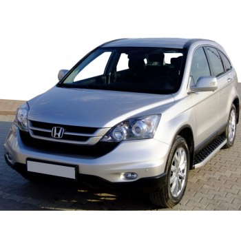 Бокові пороги BlackLine (2 шт, алюміній) для Honda CRV 2012-2016 рр