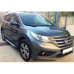 Боковые пороги Sunrise (2 шт., алюминий) для Honda CRV 2012-2016 гг