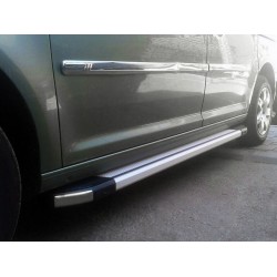 Бокові пороги Rainbow (2 шт., Алюміній) Максі база для Volkswagen Caddy 2004-2010 рр