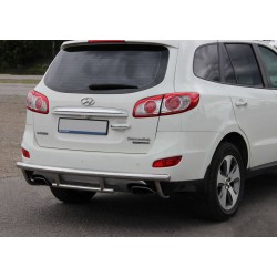 Задняя дуга AK002-2 (нерж.) для Hyundai Santa Fe 2 2006-2012 гг