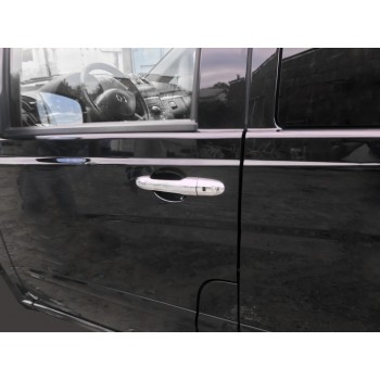Накладки на ручки (нерж) 4 шт, OmsaLine - Італійська нержавійка для Mercedes Viano 2004-2014 рр Накладки на ручки (нерж) 4 шт, OmsaLine - Італійська нержавійка для Mercedes Viano 2004-2014 рр
