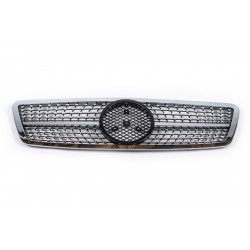 Передня решітка Diamond Silver для Mercedes C-class W203 2000-2007рр