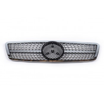 Передня решітка Diamond Silver для Mercedes C-class W203 2000-2007рр