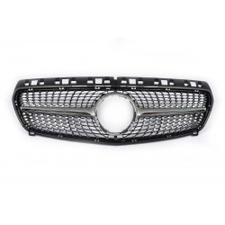 Передняя решетка Diamond Silver (2012-2015) для Mercedes A-сlass W176