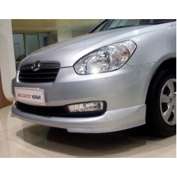 Передняя нижняя юбка (под покраску) для Hyundai Accent 2006-2010 гг