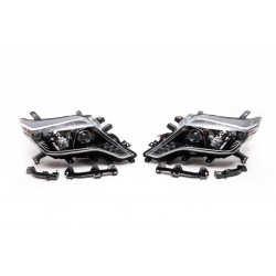 Передня оптика LED (2013-2017, 2 шт) Без AFR адаптації для Toyota Land Cruiser Prado 150