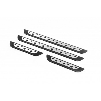 Накладки на пороги (Dotline, 4 шт., нерж) Накладки на пороги (Dotline, 4 шт., нерж)